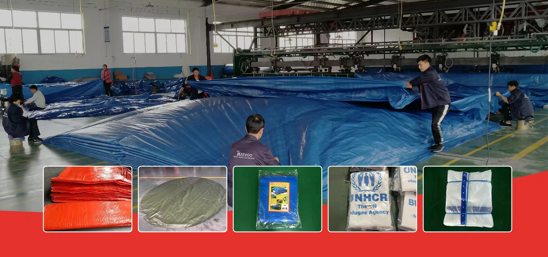 Large Scale Tarpaulin Project Production
